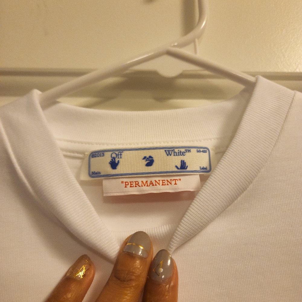 Off-White Helvetica Fitted Tee